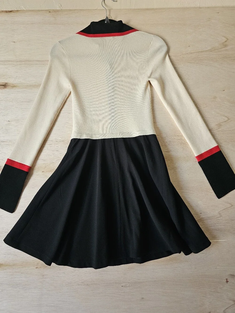Alice + Olivia Colorblock Ribbed Knit Mini Dress NWT XS
